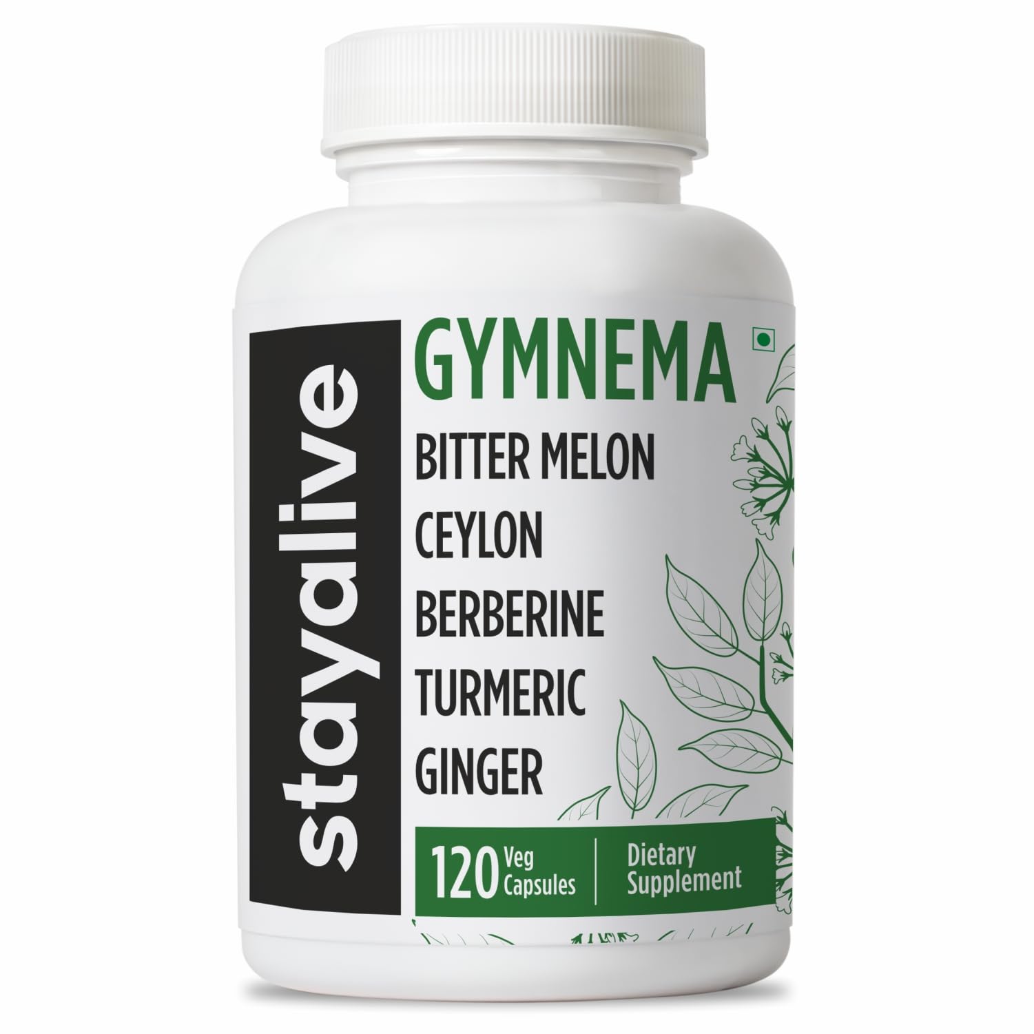Amazon.com: STAY ALIVE Gymnema Sylvestre 25:1 Extract, 120